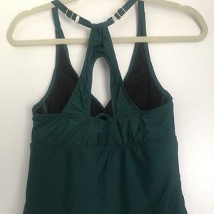 ANTONIO MELANI Swim - Green Tankini Racerback Top *Antonio Melani* ANTONIO MELANI Swim - Green Tankini Racerback Top *Antonio Melani*